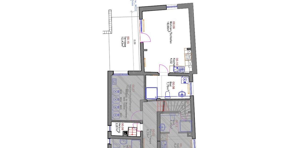 Etagenwohnung Fritzlar - 1 Zimmer, 36 m&sup2;, 400&euro; | Angebot:26279496
