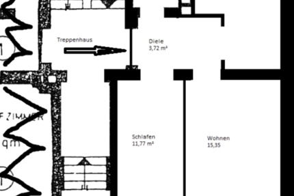 Whg. 2 Zi Wohn-Kü Di Bad K 50 qm Nähe UNI-Hannover 1.4.26 2 zimmer