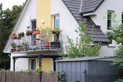 Gehobene 3-Zimmer-Wohnung mit Balkon, Gartenanteil und Stellplätzen in Bernau-Schönow