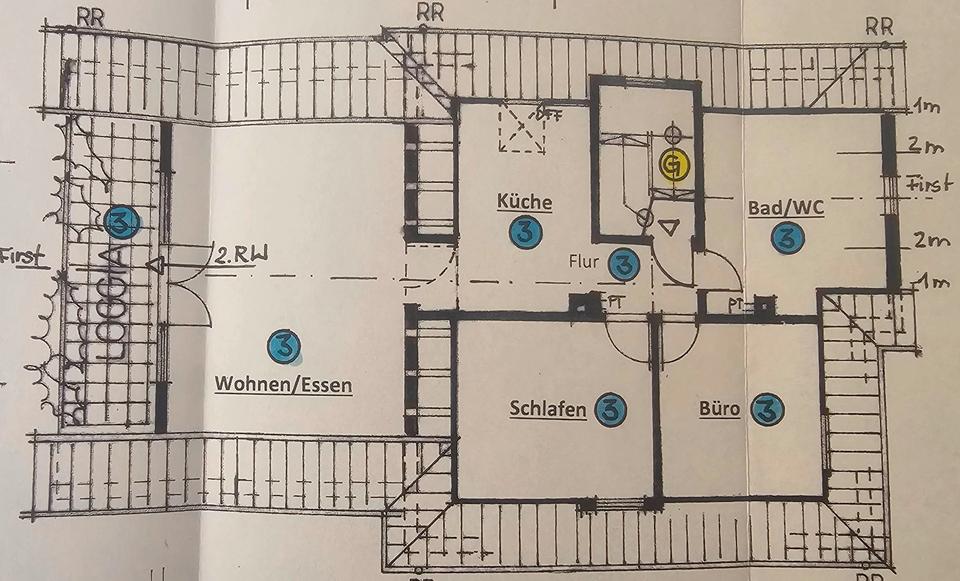 Dachgeschoßwohnung Kirchheim unter Teck - 3 Zimmer, 60 m&sup2;, 720&euro; | Angebot:26047502