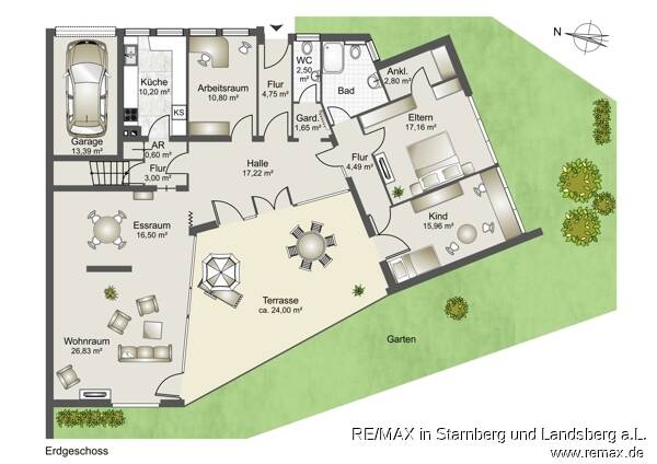 Bungalow Trier Heiligkreuz - 4 Zimmer, 170 m&sup2;, 1.920&euro; | Angebot:26142904