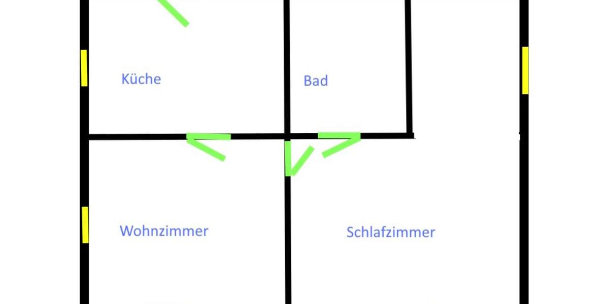 Erdgeschoßwohnung Selb - 3 Zimmer, 49 m&sup2;, 295&euro; | Angebot:24653211