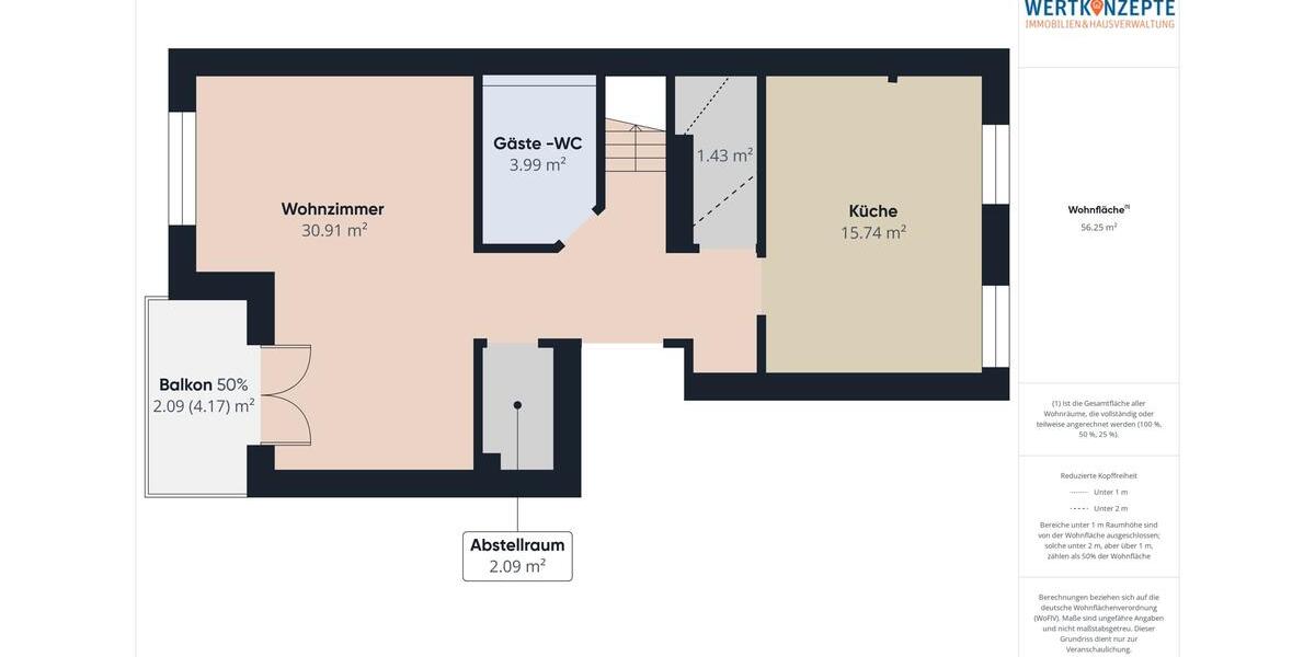 Maisonettenwohnung Husum - 3 Zimmer, 109 m&sup2;, 1.450&euro; | Angebot:23184661