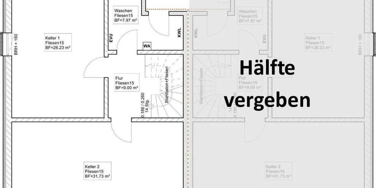 Doppelhaushälfte Heldenstein - 5 Zimmer, 153 m&sup2;, 1.660&euro; | Angebot:26152605