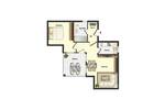 Etagenwohnung Satteldorf - 2 Zimmer, 51 m&sup2;, 600&euro; | Angebot:26928337