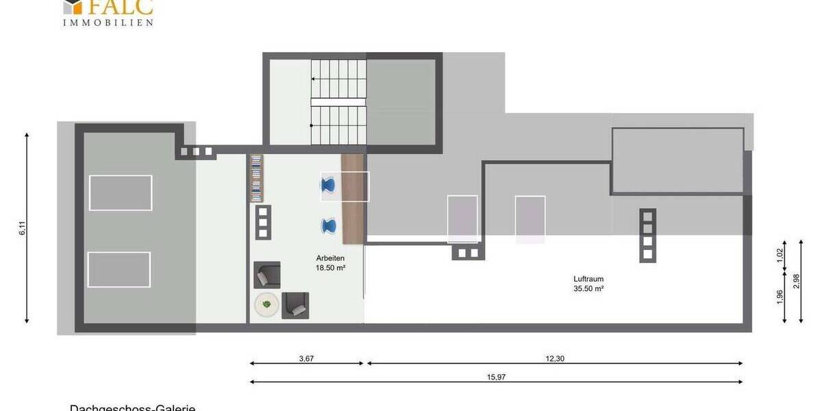 Etagenwohnung München Ludwigsvorstadt-Isarvorstadt - 2 Zimmer, 105 m&sup2;, 2.680&euro; | Angebot:26741862