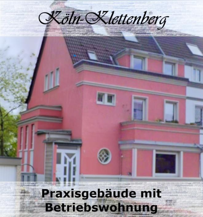 Komplettes Büro-Praxisgebäude mit BetriebsWohnung in Top-Lage von Köln-Klettenberg zu vermieten