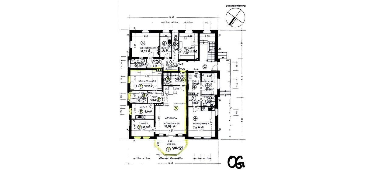 Etagenwohnung Bad Oeynhausen - 4 Zimmer, 100 m&sup2;, 1.000&euro; | Angebot:26632415