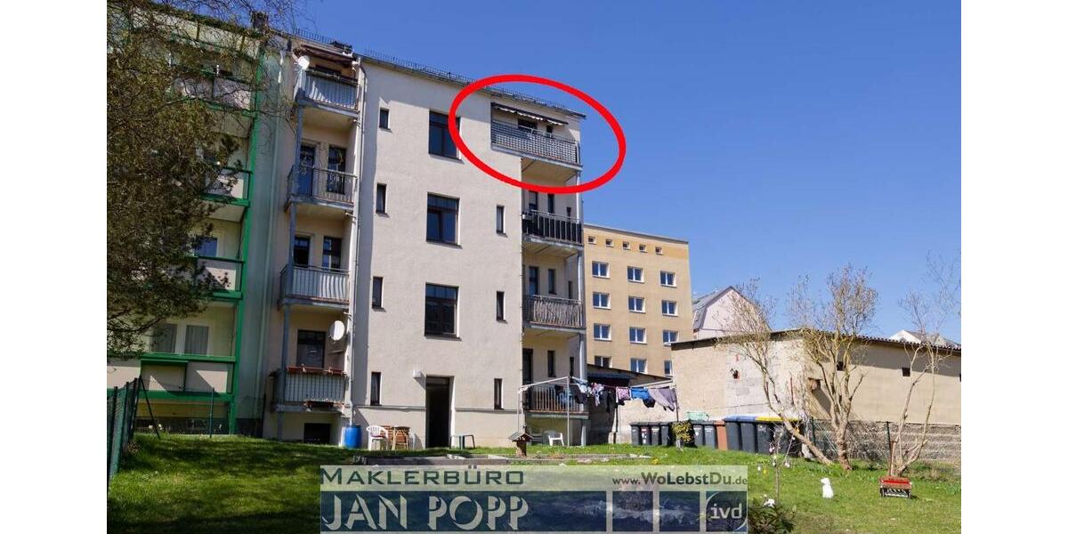 Dachgeschoßwohnung Greiz - 2 Zimmer, 60 m&sup2;, 300&euro; | Angebot:26491110