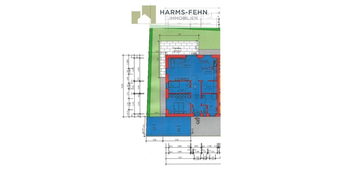 Reihenhaus Ostrhauderfehn - 3 Zimmer, 90 m&sup2;, 1.150&euro; | Angebot:26644837