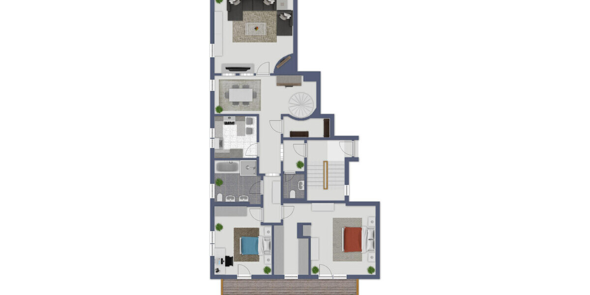 Attraktive, großzügige 3-Zimmer-Mietwohnung mit Galerie und Balkon in Ainring - sofort verfügbar! - Etagenwohnung Ainring Ainring | Angebot:26129110