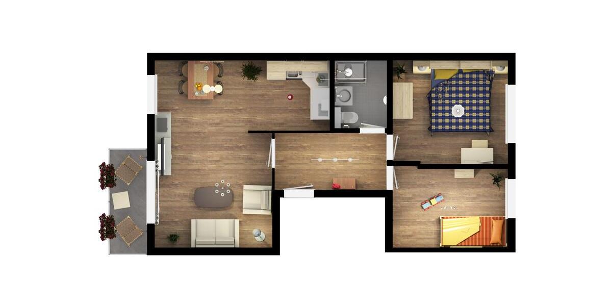 Etagenwohnung Schönebeck (Elbe) - 3 Zimmer, 57 m&sup2;, 324&euro; | Angebot:25872655