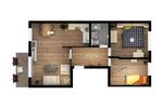 Etagenwohnung Schönebeck (Elbe) - 3 Zimmer, 57 m&sup2;, 324&euro; | Angebot:25872655
