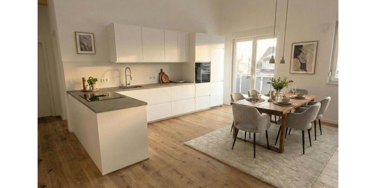 Erstbezug! Exklusives Wohnen im DG: 3-Zimmer, 5m Deckenhöhe, KfW 40, Klimaanlage, EBK & Südbalkon 3 zimmer