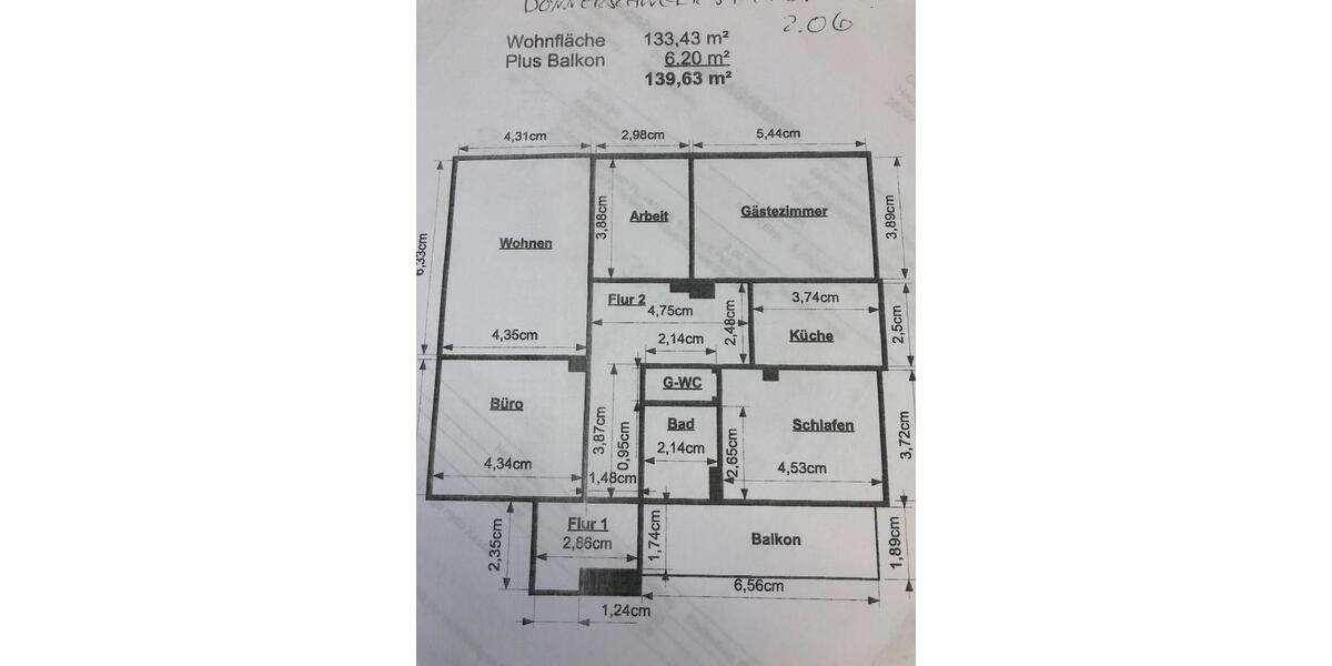 Etagenwohnung Wiefelstede - 4 Zimmer, 139 m&sup2;, 1.500&euro; | Angebot:26647163
