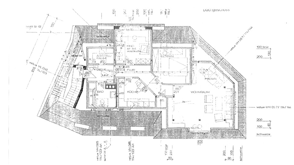 Dachgeschoßwohnung Bielefeld - 3.5 Zimmer, 100 m&sup2;, 850&euro; | Angebot:25903083