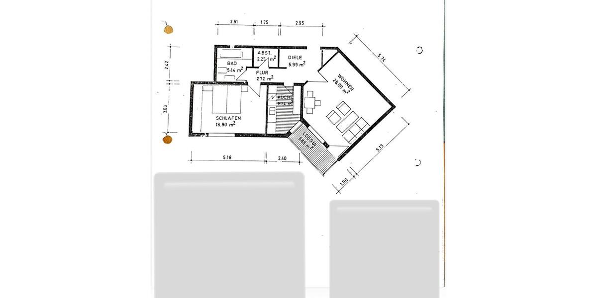 Erdgeschoßwohnung Wedemark - 2 Zimmer, 71 m&sup2;, 968&euro; | Angebot:26523710