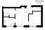 Etagenwohnung Olpe - 2 Zimmer, 37 m&sup2;, 616&euro; | Angebot:26148536