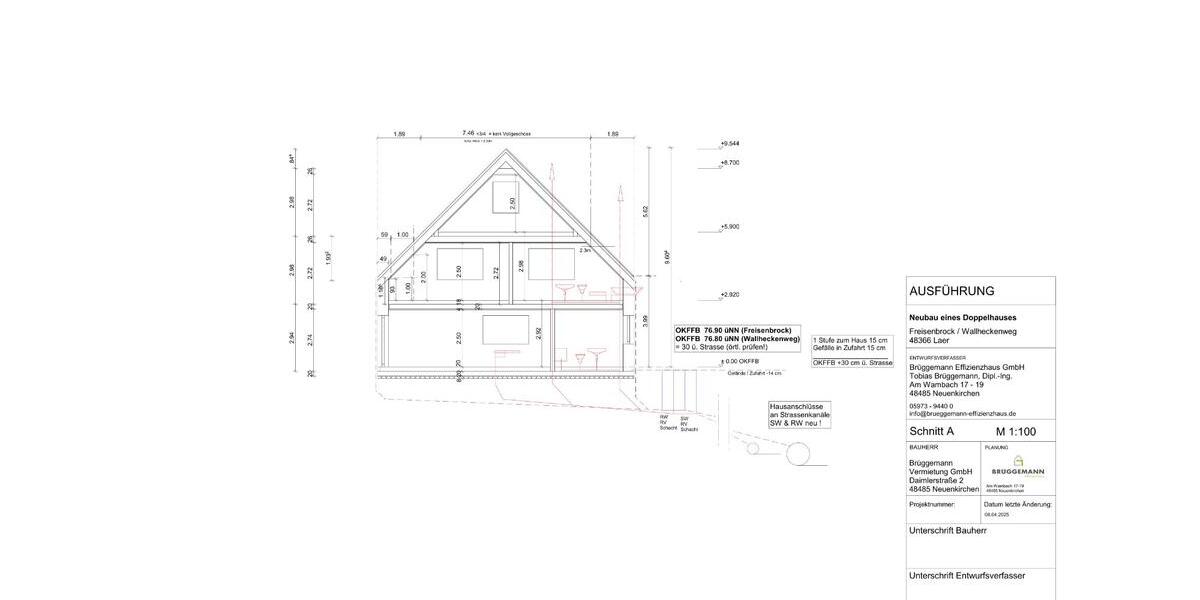 Doppelhaushälfte in Laer 5 zimmer