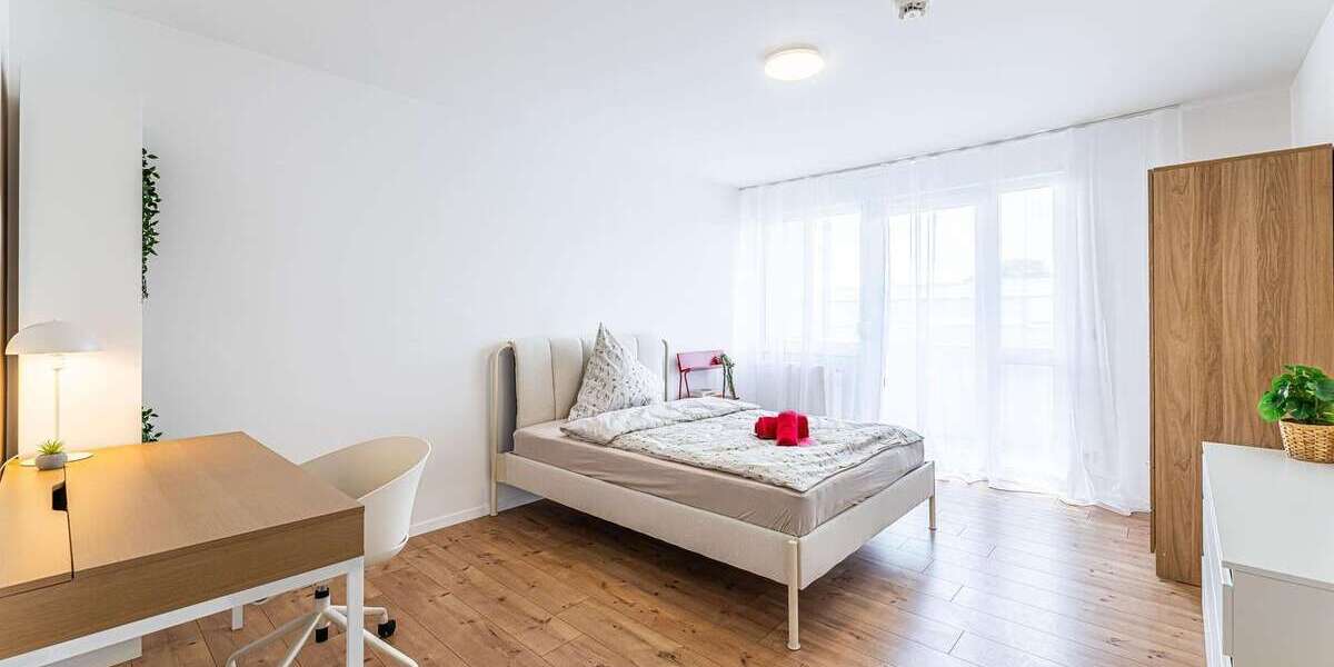 Etagenwohnung Nürnberg Langwasser - 1 Zimmer, 15 m&sup2;, 495&euro; | Angebot:26124865