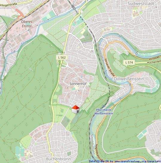 Etagenwohnung Pforzheim Sonnenhof - 3 Zimmer, 80 m&sup2;, 1.045&euro; | Angebot:24874008