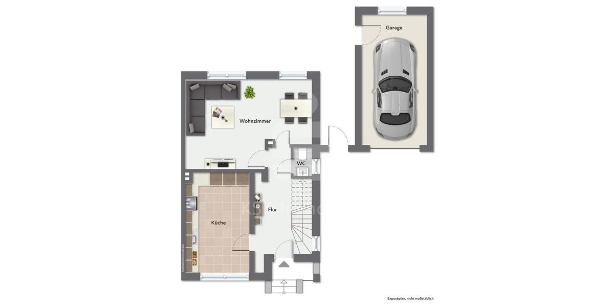 Doppelhaushälfte Bergheim - 4 Zimmer, 113 m&sup2;, 1.100&euro; | Angebot:24819906