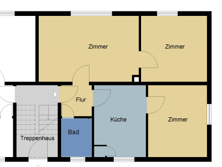 Etagenwohnung Langelsheim Langelsheim (Innenstadt) - 3 Zimmer, 50 m&sup2;, 330&euro; | Angebot:26541201