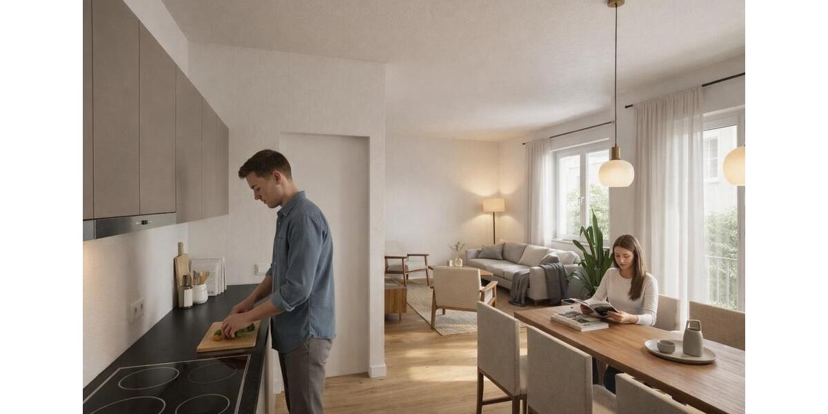 Etagenwohnung Bernau bei Berlin - 2 Zimmer, 60 m&sup2;, 1.100&euro; | Angebot:25268549