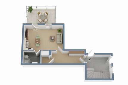 Wohnung Rinteln - 1 Zimmer, 45 m&sup2;, 590&euro; | Angebot:25350718