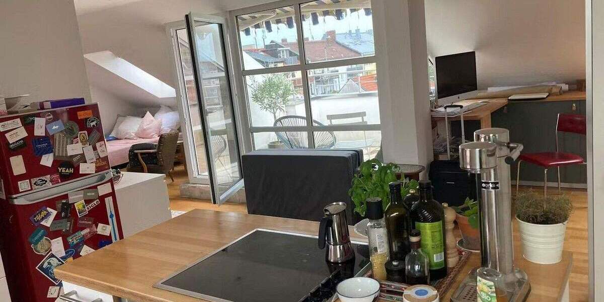 2-Zimmer-Wohnung mit Terrasse im 4. OG in München-Maxvorstadt - 60 m² 2 zimmer