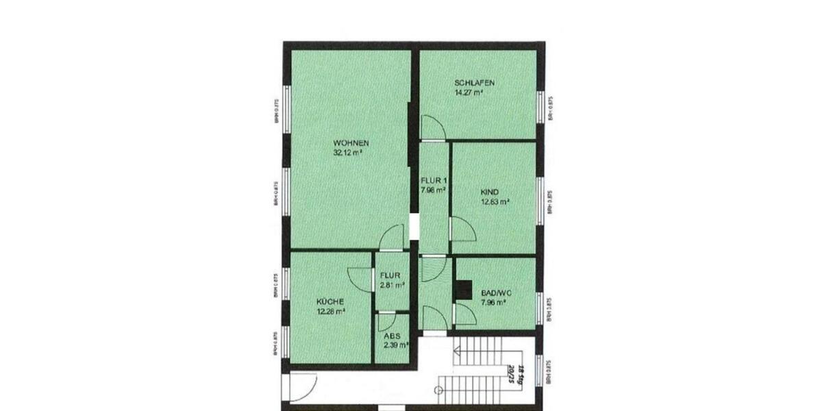 Erdgeschoßwohnung Bochum Günnigfeld - 3 Zimmer, 92 m&sup2;, 1.200&euro; | Angebot:24103171