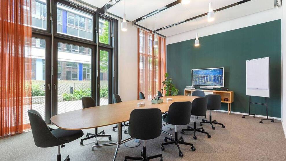 Hochmoderne Büroräume und Arbeitsplätze im inspirierenden Werksviertel - All-in-Miete