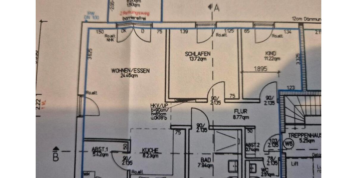 Etagenwohnung Helmstedt - 3 Zimmer, 83 m&sup2;, 1.130&euro; | Angebot:25853440