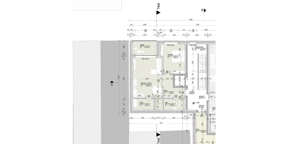 Dachgeschoßwohnung Jever - 2 Zimmer, 66 m&sup2;, 830&euro; | Angebot:25207961
