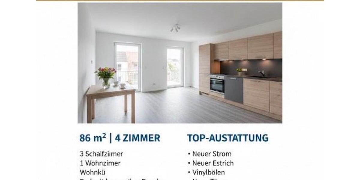 Erdgeschoßwohnung Auerbach in der Oberpfalz - 4 Zimmer, 86 m&sup2;, 950&euro; | Angebot:24444061