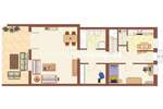 Etagenwohnung Köln Ossendorf - 3 Zimmer, 115 m&sup2;, 1.416&euro; | Angebot:25944763
