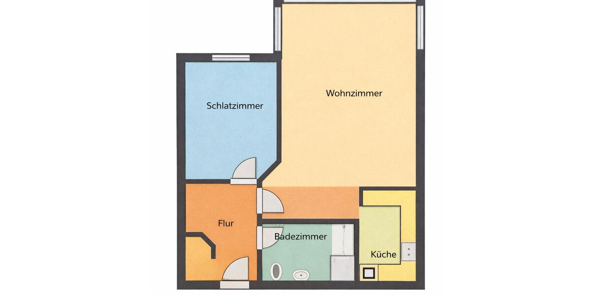 Etagenwohnung Obergünzburg - 2 Zimmer, 57 m&sup2;, 700&euro; | Angebot:26515963