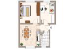 Etagenwohnung Mönchengladbach Süd - 2 Zimmer, 58 m&sup2;, 559&euro; | Angebot:26551659