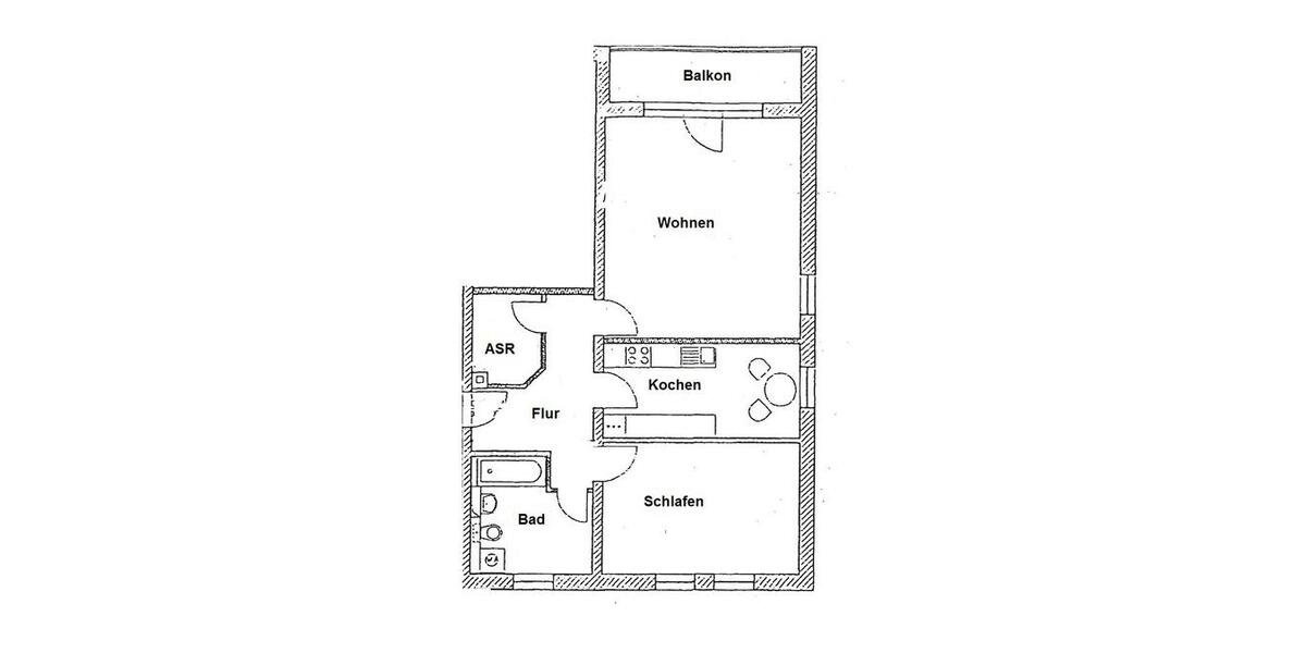 Etagenwohnung Augustusburg - 2 Zimmer, 75 m&sup2;, 544&euro; | Angebot:25810331