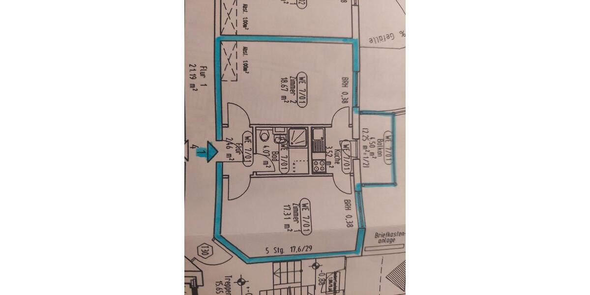 Wohnung Marburg Südviertel 2 zimmer