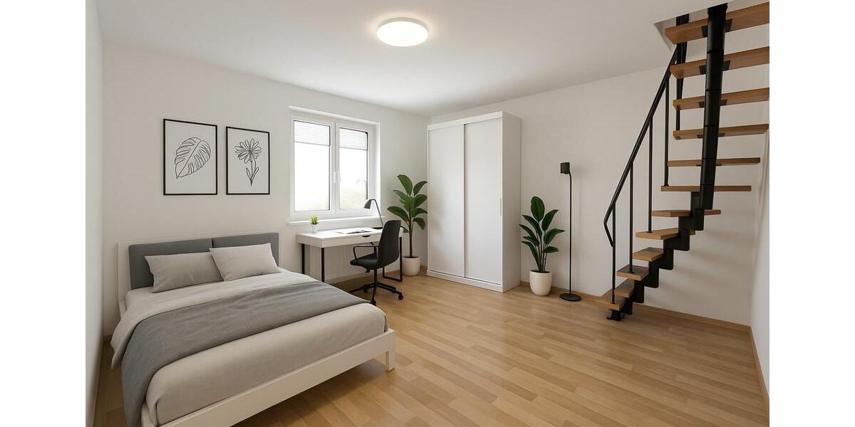 1,5-Zimmer Apartment vollmöbliert, eigenes Bad & Küche & Internet 1 zimmer