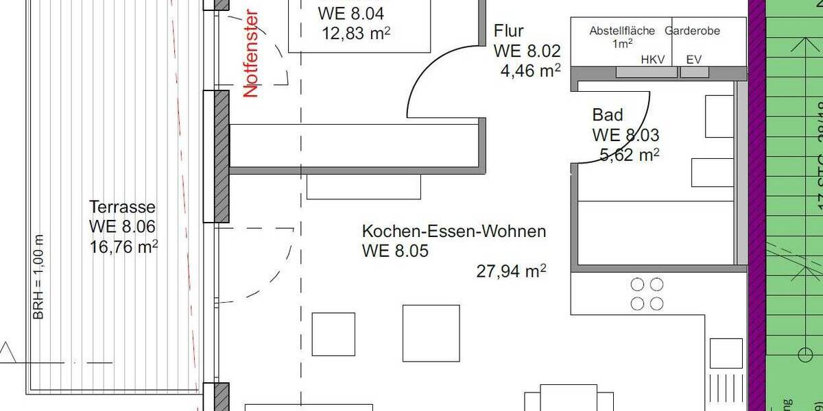Etagenwohnung Trier Trier-Nord - 3 Zimmer, 96 m&sup2;, 1.570&euro; | Angebot:26768137