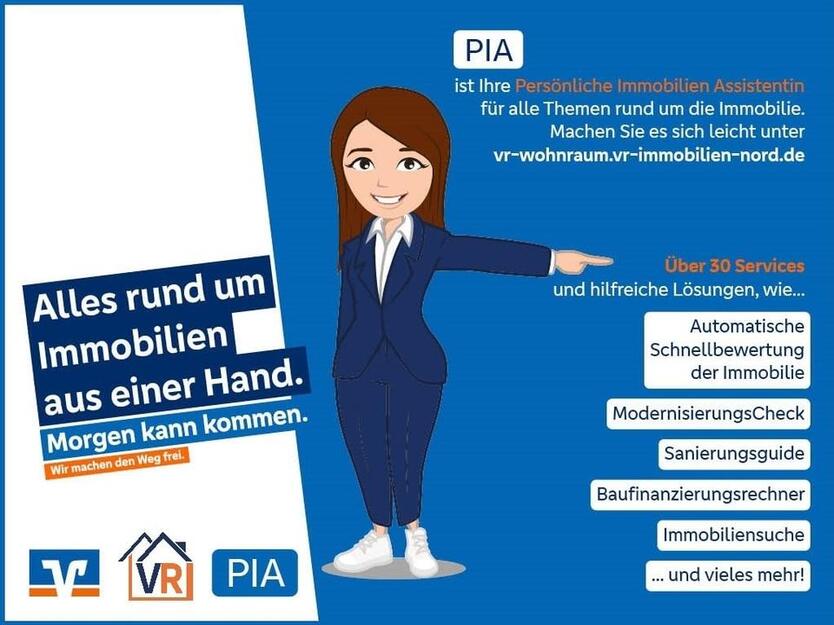 Neuwertige 2- Zimmer- Wohnung zur Miete zentrumsnah in Husum