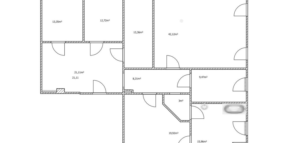 Etagenwohnung Neustadt in Sachsen - 5 Zimmer, 160 m&sup2;, 960&euro; | Angebot:25723747