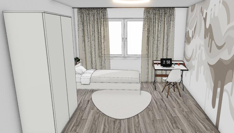 Etagenwohnung Appenweier - 3 Zimmer, 101 m&sup2;, 1.050&euro; | Angebot:26619122