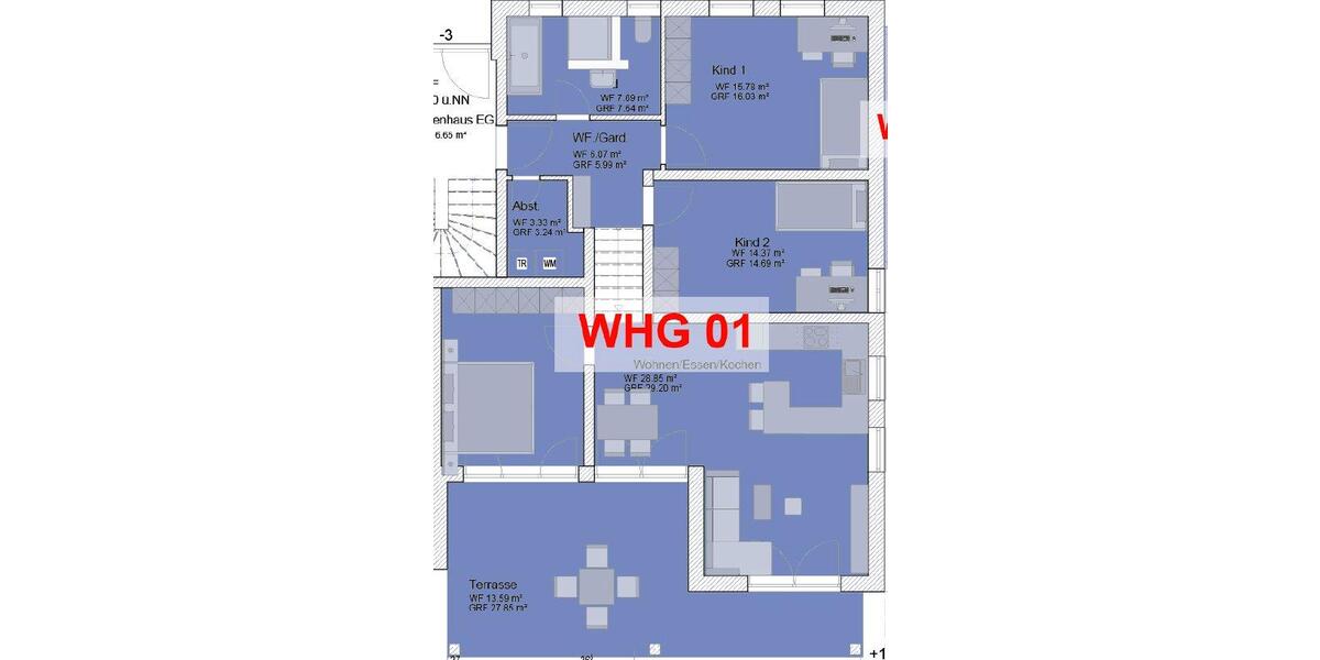 Maisonettenwohnung Burgkirchen an der Alz - 4 Zimmer, 104 m&sup2;, 1.300&euro; | Angebot:26038528