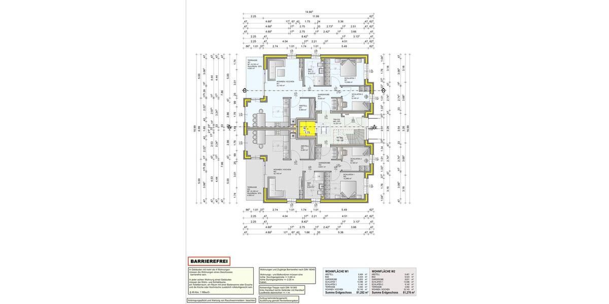 Etagenwohnung Dötlingen - 3 Zimmer, 81 m&sup2;, 1.350&euro; | Angebot:26644689