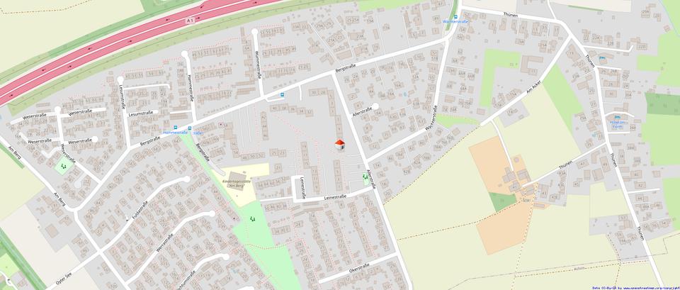 Dachgeschoßwohnung Oyten - 3 Zimmer, 70 m&sup2;, 640&euro; | Angebot:24749638