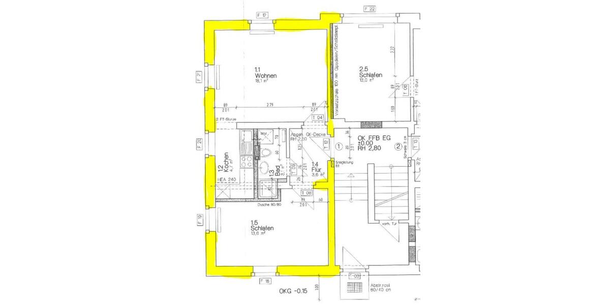 Hochparterre Bannewitz - 2 Zimmer, 43 m&sup2;, 302&euro; | Angebot:24765955