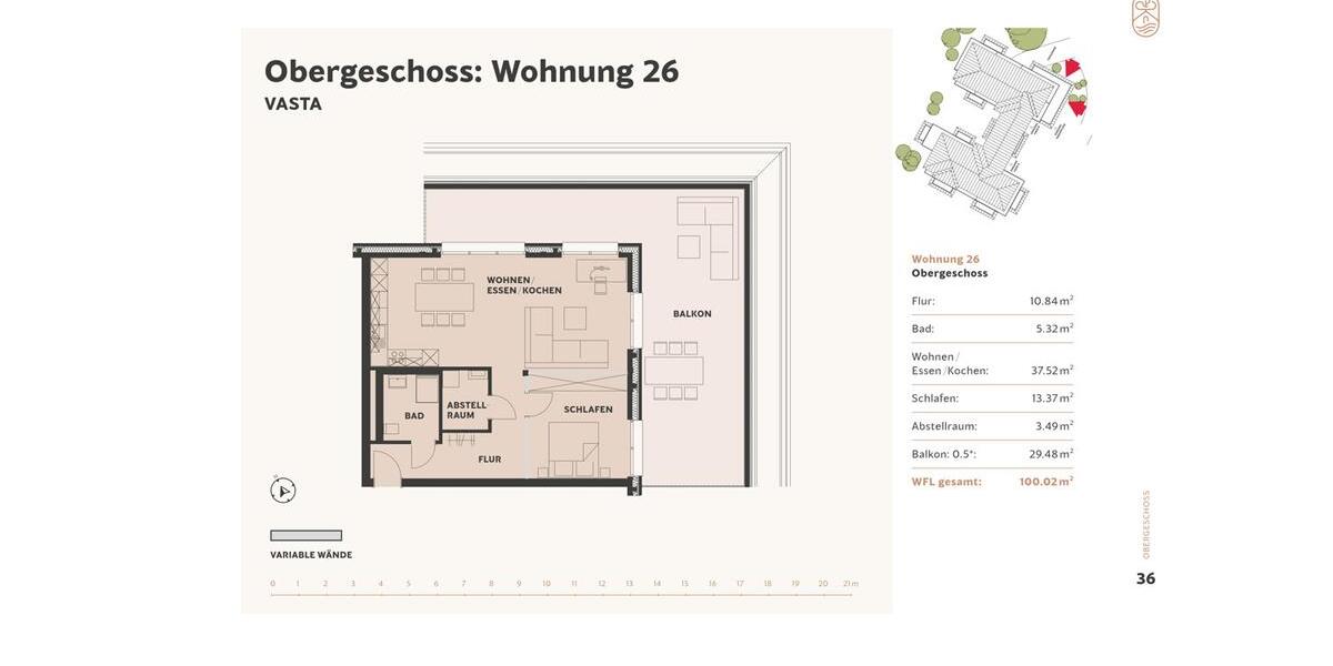 Etagenwohnung Wildeshausen - 2 Zimmer, 100 m&sup2;, 1.105&euro; | Angebot:25181894